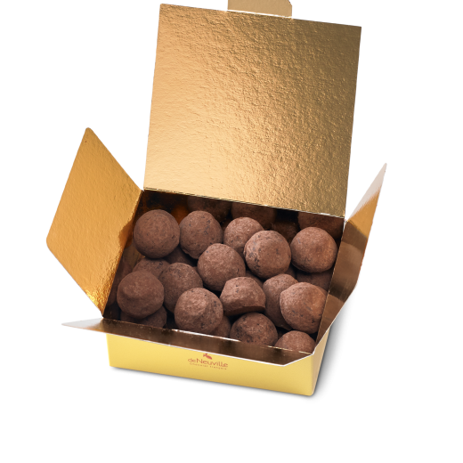 Coffret de truffes véritables noir