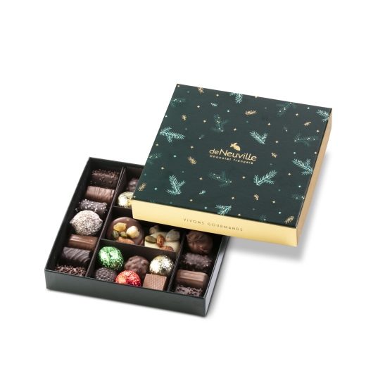 Coffret Moyen de Chocolats - Édition Noël