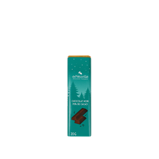 Tablette de Chocolat noir 70% 20g