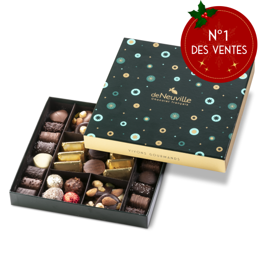 Grand Coffret de Chocolats - Édition Noël