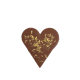 Coeur chocolat au lait praliné