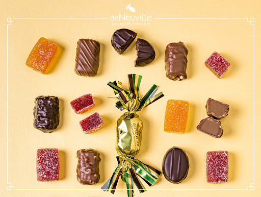 Nos papillotes chocolats ou pates de fruits