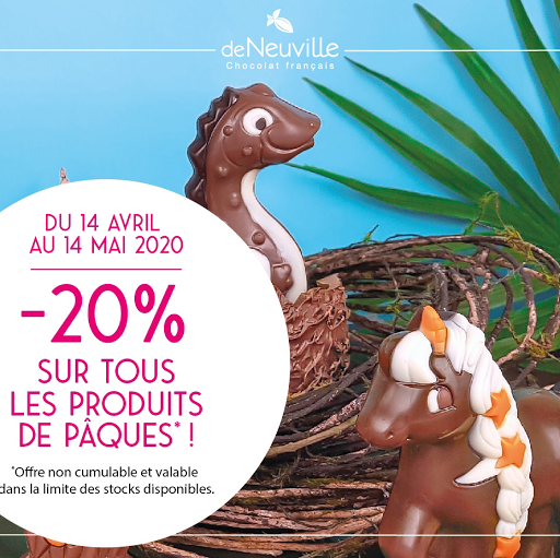 - 20% sur l’offre de Pâques