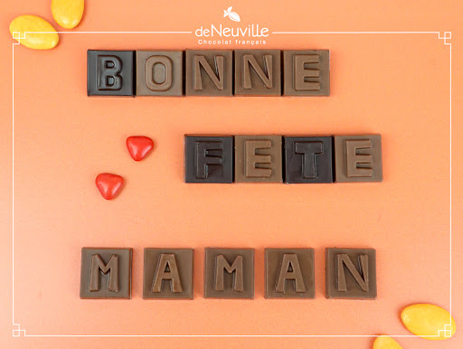 Nos messages en chocolat!